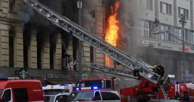 Владелец здания на Тверской, где произошел пожар, рассказал подробности случившегося