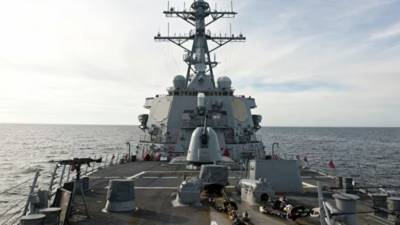 Силы ЧФ отслеживают действия зашедшего в Чёрное море эсминца США