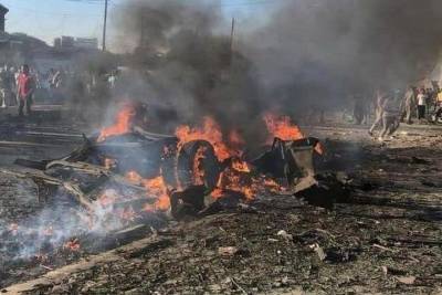 Боевики подорвали начиненный взрывчаткой грузовик на севере Сирии