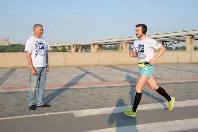 Сибиряк пробежал марафон к юбилею Олимпиады-80