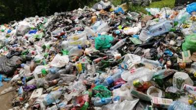 Отдыхающие завалили Кузьмоловский карьер горой мусора