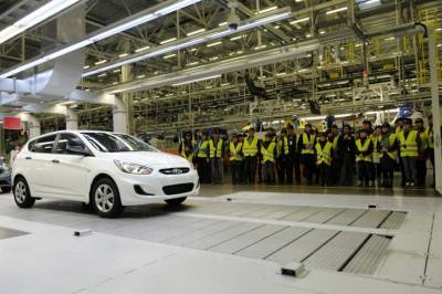 Завод Hyundai в Петербурге ушел в летний отпуск