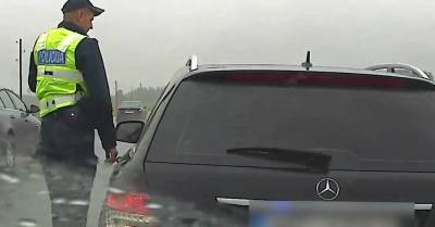 ВИДЕО: Полиция задержала несовершеннолетнего водителя, ехавшего со скоростью 192 км/ч