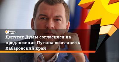 Депутат Думы согласился на предложение Путина возглавить Хабаровский край