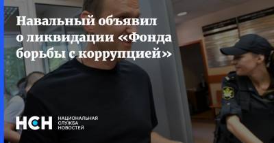 Навальный объявил о ликвидации «Фонда борьбы с коррупцией»