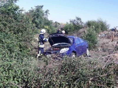 ДТП на Запорожской трассе: женщину вырезали из покореженного авто