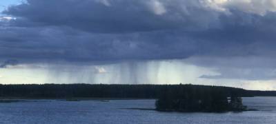 Во вторник в Карелии пройдут небольшие дожди