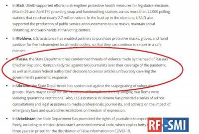 Госдепартамент США внес Рамзана Кадырова в «черный список»