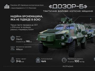 На вооружение украинской армии поступила боевая машина "Дозор - Б" – "Укроборонпром"