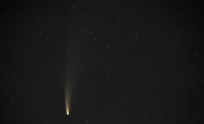 На Львовщине засняли приближающуюся к Земле комету Неовайз