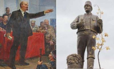 Под Одессой монументального Ленина переделали в болгарского виноградаря