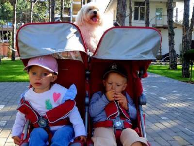 «Мои обезьянки»: Елена Кравец показала подросших близнецов
