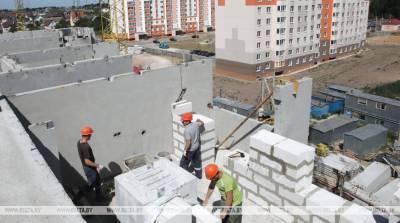 В Минской области за январь-июнь ввели в эксплуатацию около 44% запланированного на год жилья