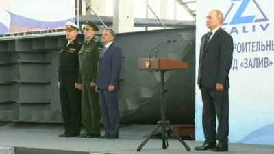 В России заложили сразу шесть боевых кораблей