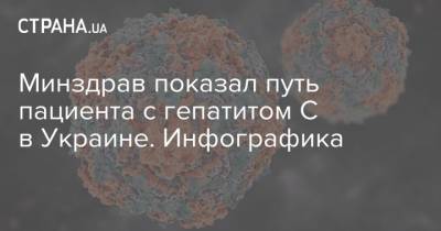 Минздрав показал путь пациента с гепатитом С в Украине. Инфографика