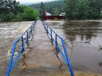 В затопленном ливнем городе Нижние Серги ввели режим ЧС