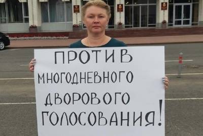 В Ярославле депутаты устроили пикет против многодневного голосования