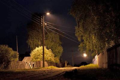На улицы деревни в Тверской области вернули свет