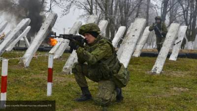 Совместные учения мотострелков и морпехов ВС РФ состоялись в Калининградской области