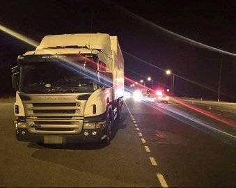 В Башкирии ночью грузовик насмерть сбил мужчину