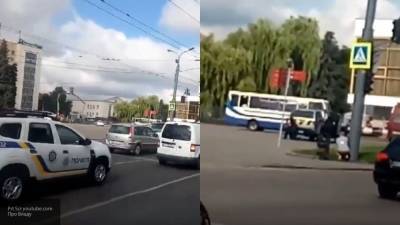 Неизвестный захватил заложников в украинском Луцке