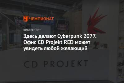 Здесь делают Cyberpunk 2077. Офис CD Projekt RED может увидеть любой желающий