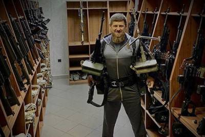 Кремль отреагировал на фото Кадырова с пулеметами