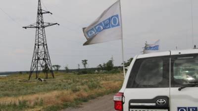 В ДНР сообщили о покушении карателей на сотрудников ОБСЕ