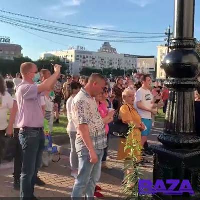 "Дегтярев, выходи!": В Хабаровске митингуют против нового губернатора