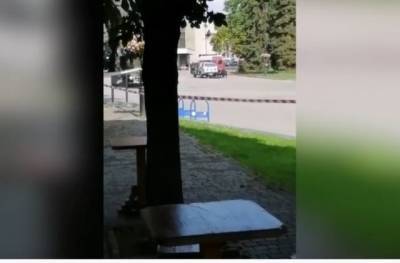 Появилось видео с места захвата заложников в украинском Луцке