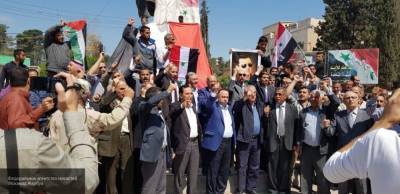 В Сирии прошёл митинг в поддержку Башара Асада