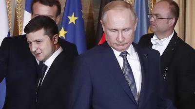 МИД Украины назвал условие встречи Путина и Зеленского в Крыму