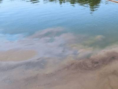 В Челябинске горожане выявили разлив мазута в реку Миасс