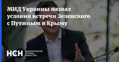 МИД Украины назвал условия встречи Зеленского с Путиным в Крыму