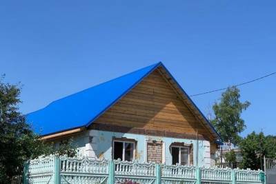 В Тверской области ремонтируют дом погорельцев