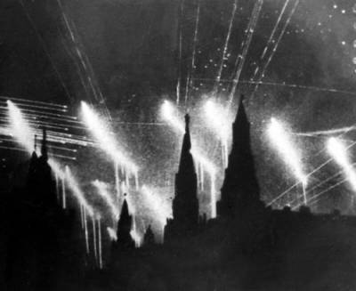 В ночь 21 июня в 1941 году люфтваффе впервые бомбили Москву