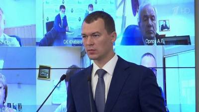 Врио губернатора Хабаровского края Михаил Дегтярев принял доклад министра здравоохранения