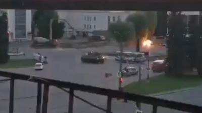 Задержание луцкого террориста сняли на видео