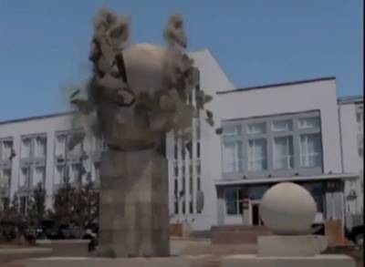 В центре Улан-Удэ «взорвалась» голова Ленина