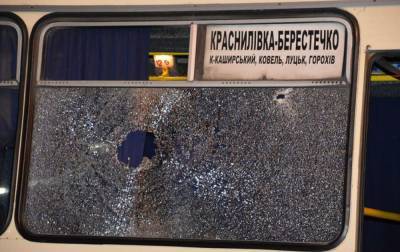 Луцкий террорист едва не ранил в голову первого заместителя председателя Нацполиции