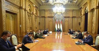 Под председательством Эмомали Рахмона состоялось заседание Совета безопасности Республики Таджикистан