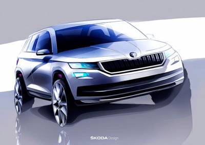 Škoda показала дизайн серийного кроссовера Kodiaq