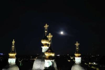 Кафедральный собор в Смоленске получил новую подсветку