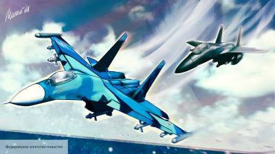 Military Watch объяснило, почему в США решили раскрасить свой истребитель в цвета Су-27