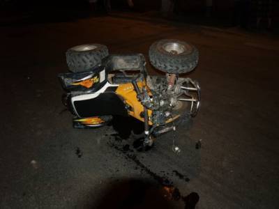 В Тавде КамАЗ сбил 11-летнего водителя квадроцикла