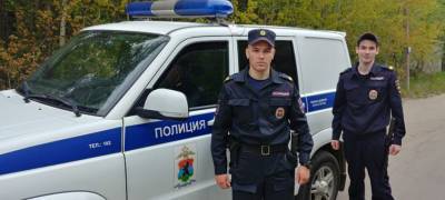 Полицейские в Карелии спасли людей из задымленной квартиры и потушили пожар