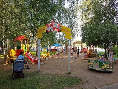 В Сыктывкаре в парке имени Кирова отремонтируют детскую площадку "112"