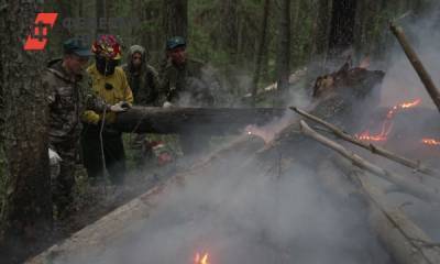 В свердловском заповеднике «Денежкин Камень» не могут дождаться вертолета для тушения пожара