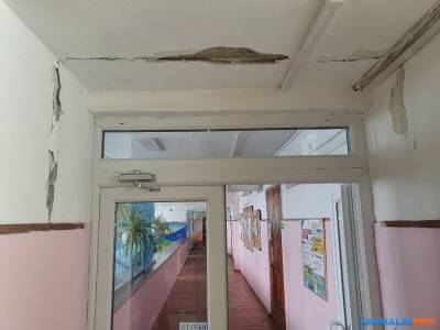 Землетрясение заставило школу Северо-Курильска разделиться
