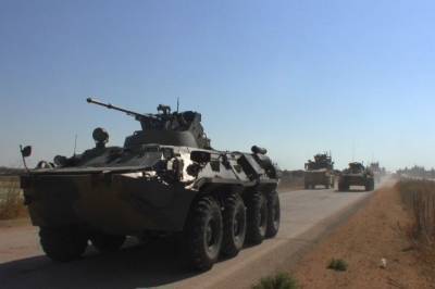 Российско-турецкий патруль впервые прошел по всему маршруту трассы в Сирии